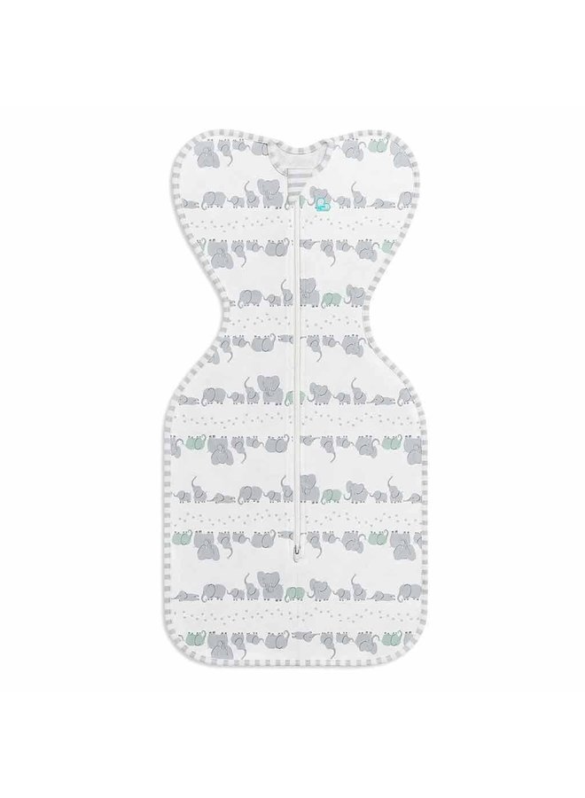 Swaddle Up inbakerslaapzak original 0.2 TOG Lite - Elephant - Love to Dream