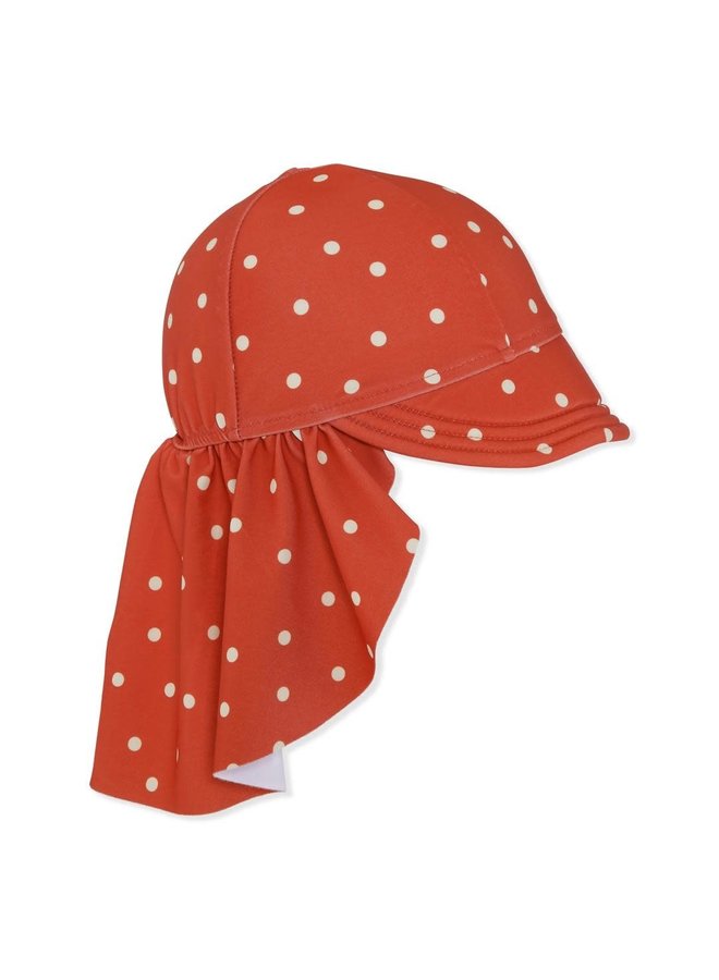 Manuca Frill Sunhat - Kelly Red Dot - Konges Slojd