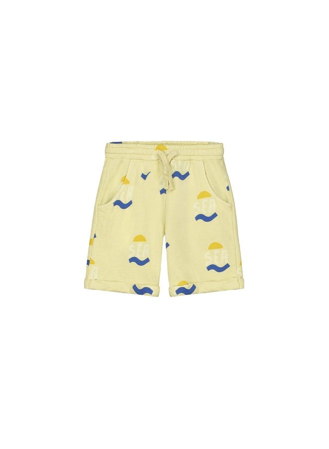 Fleece Midi Short Sea - Melow Yellow - Bonmot