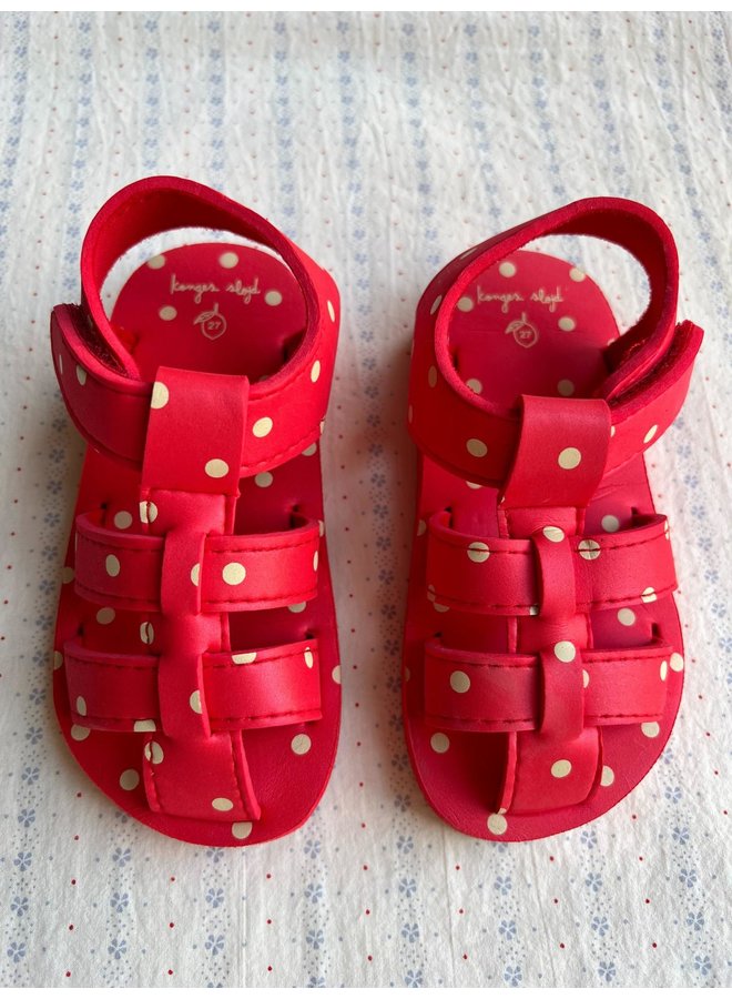 Sable Sandal - Kelly Red Dot - Konges Slojd