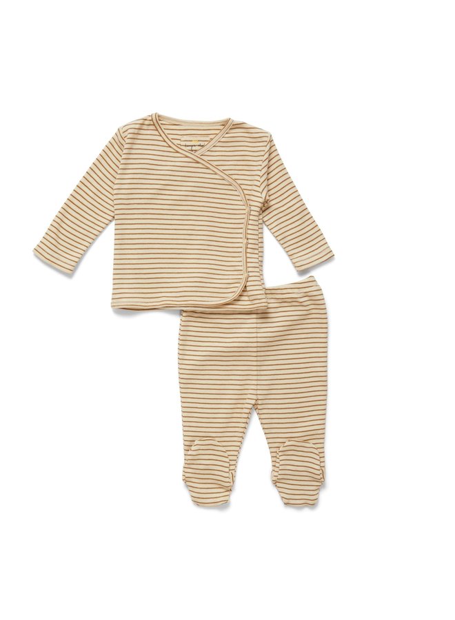 Dio Two Piece Set - Dijon Stripe - Konges Slojd