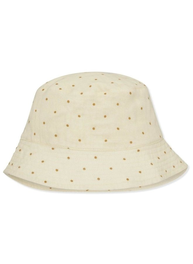 Kiki Bucket Hat - Dotties Bronze - Konges Slojd