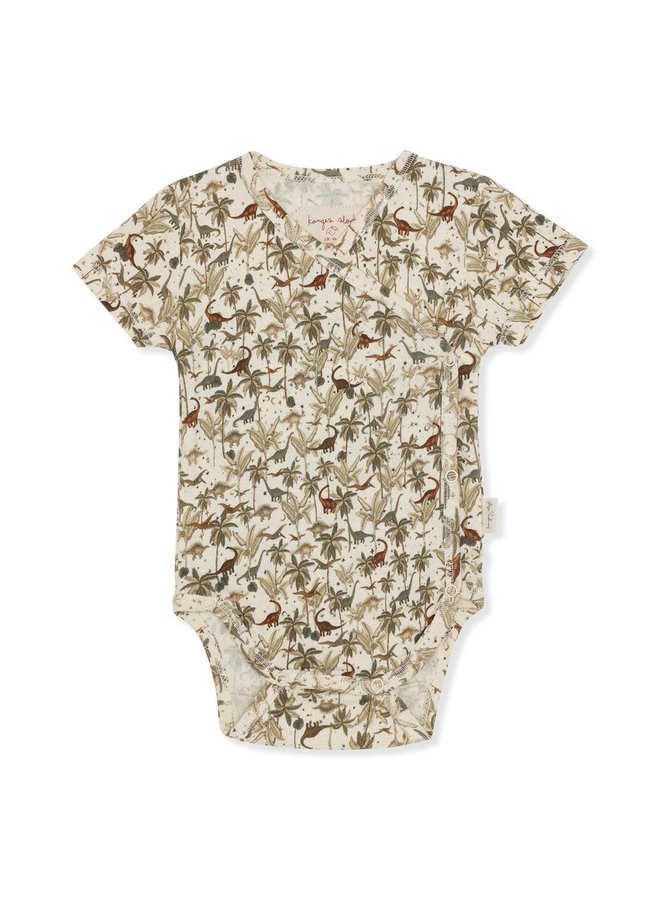 Newborn Body Short Sleeve - Dino - Konges Slojd