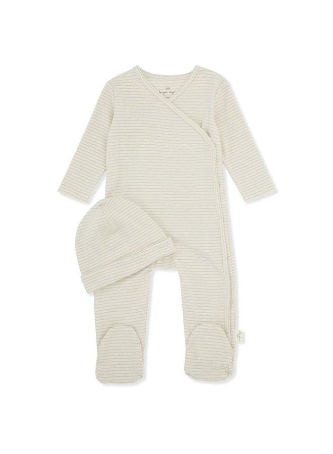 Dio Onesie With Beanie - Pearl Blue - Konges Slojd