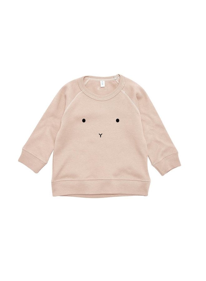 Sweatshirt Bunny - Rose - Organic Zoo