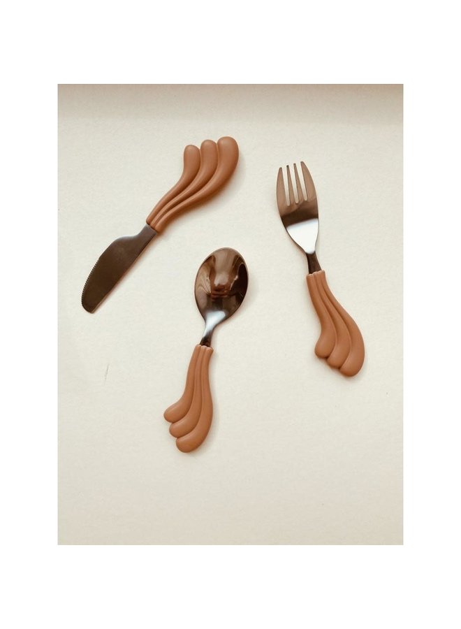 Wave Cutlery - Blush - Konges Slojd