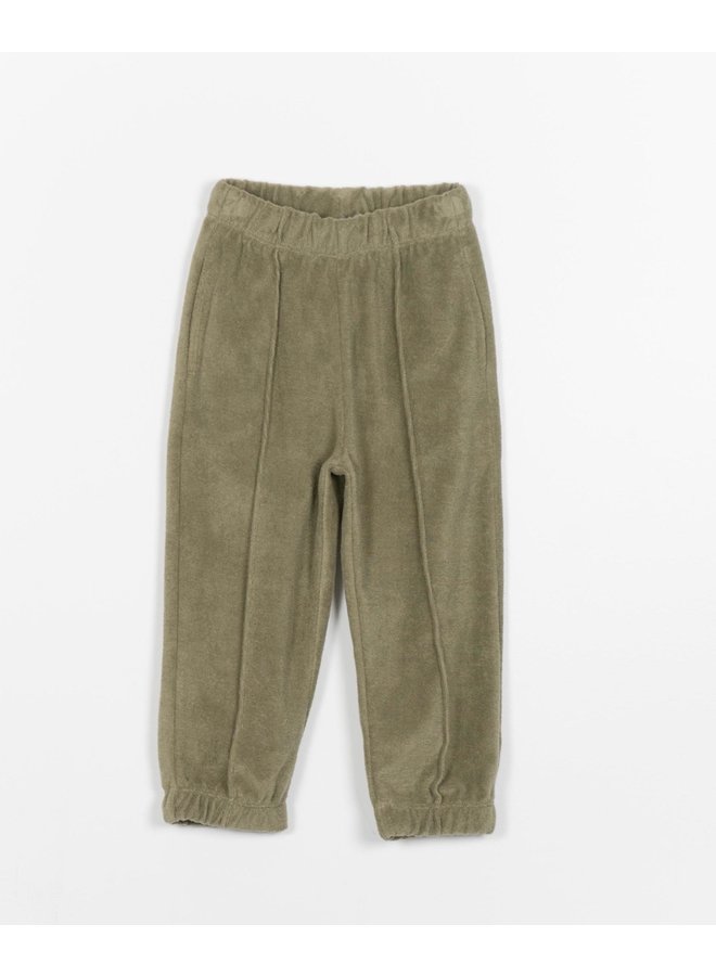 Pluche Trousers - Verde - Play Up Junior