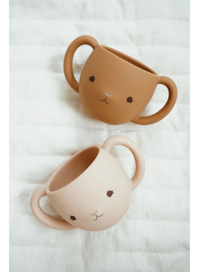 2 pack cutie cup - Rose/caramel - Konges Slojd