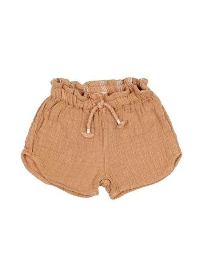 BB Muslin Shorts - Caramel - Buho