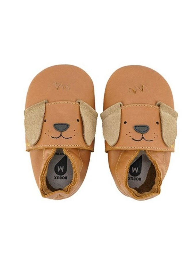 Slofjes Soft Soles - Little Pup Caramel - Bobux