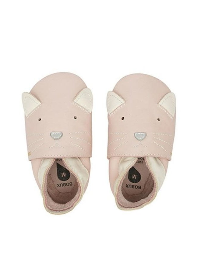 Slofjes Soft Soles - Meow Blossom - Bobux