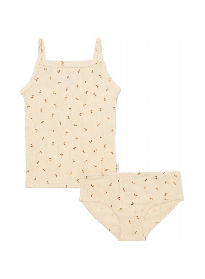 Minnie Underwear Set - Petit Bisou Mustard - Konges Slojd