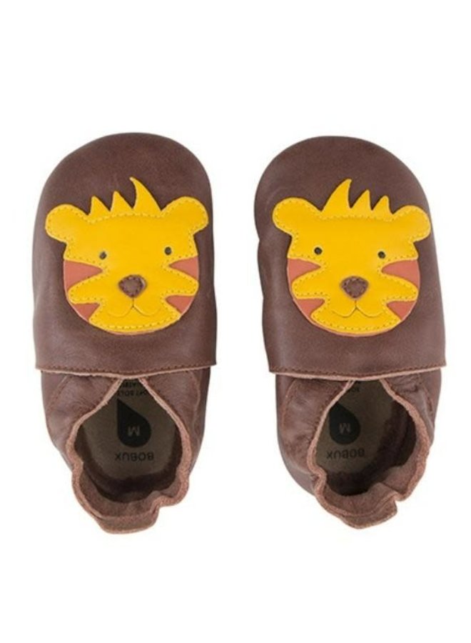 Slofjes Soft Soles - Tiger Chocolate - Bobux