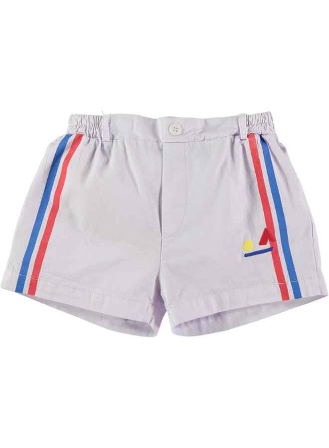 Short button side stripes - Mallow - Bonmot