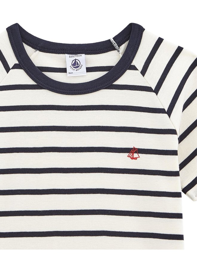 Zomerse Pyjama - Navy Stripes - Petit Bateau