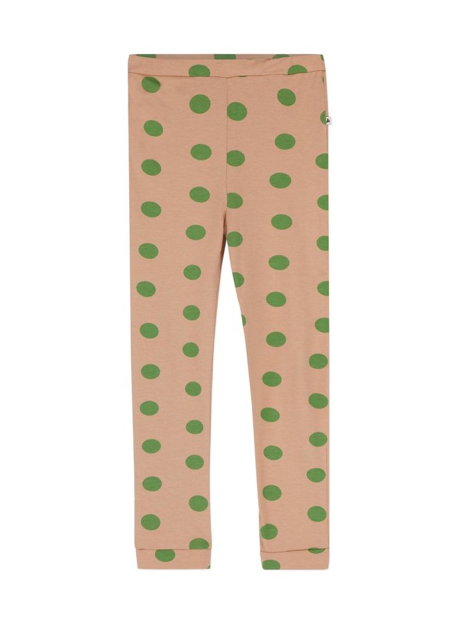 Legging James - Dot print brown - Ammehoela