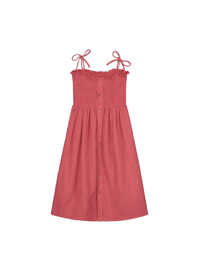 Bella dress rosette - Rose - Daily Brat