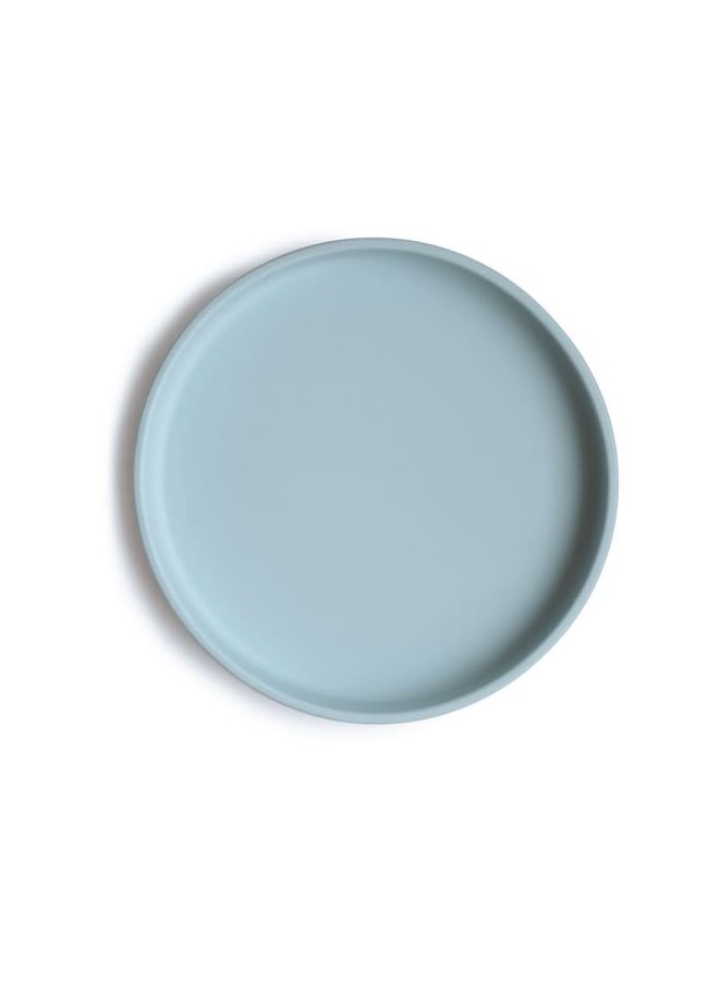 Classic Silicone Plate - Powder Blue - Mushie