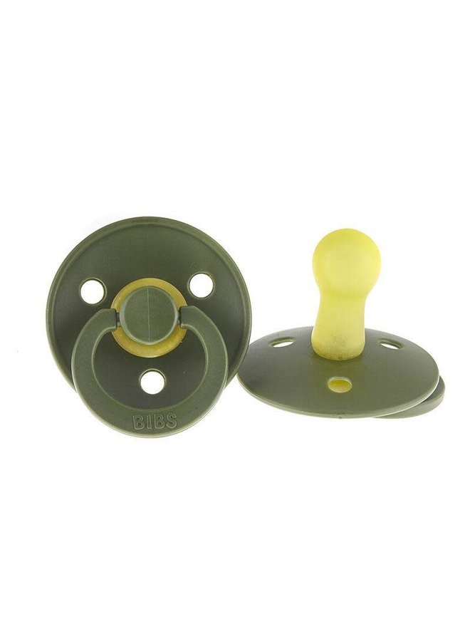 Retro Tutje Natuurlijk Rubber - BIBS - Hunter Green