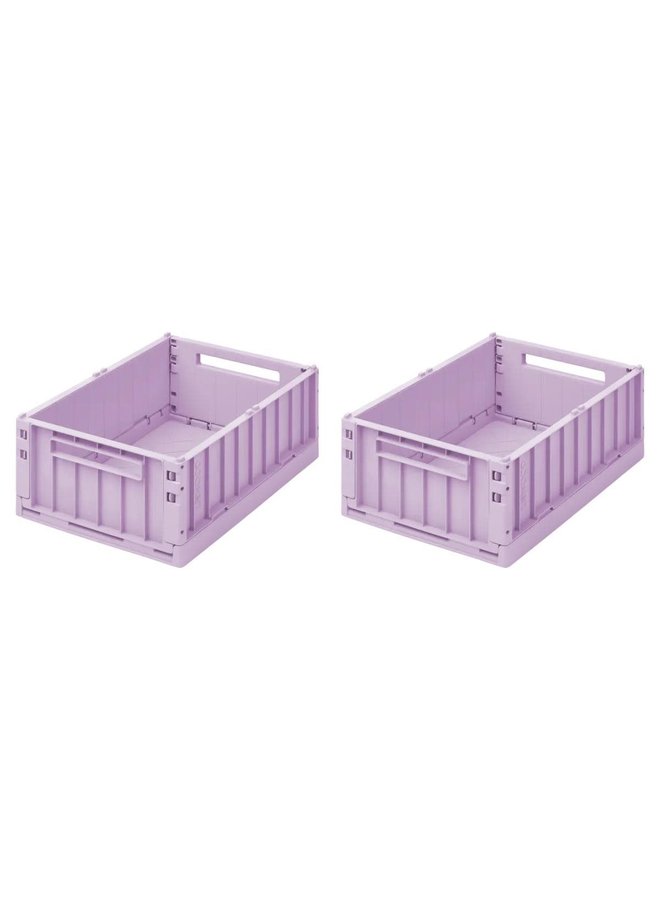 Weston Storage Box Medium - 2p - Lila - Liewood