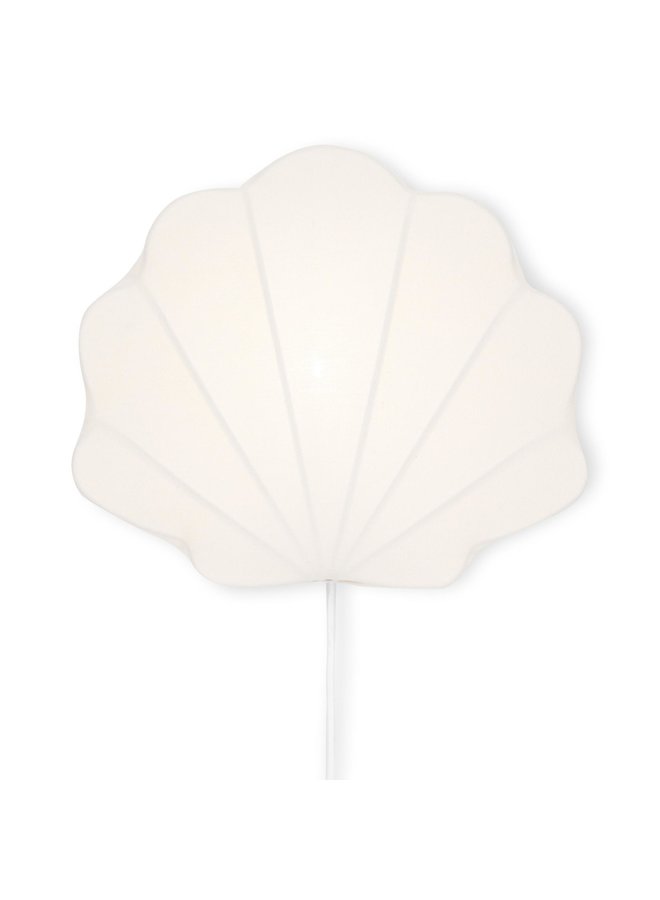 Fabric Lamp Clam - Off White - Konges Slojd