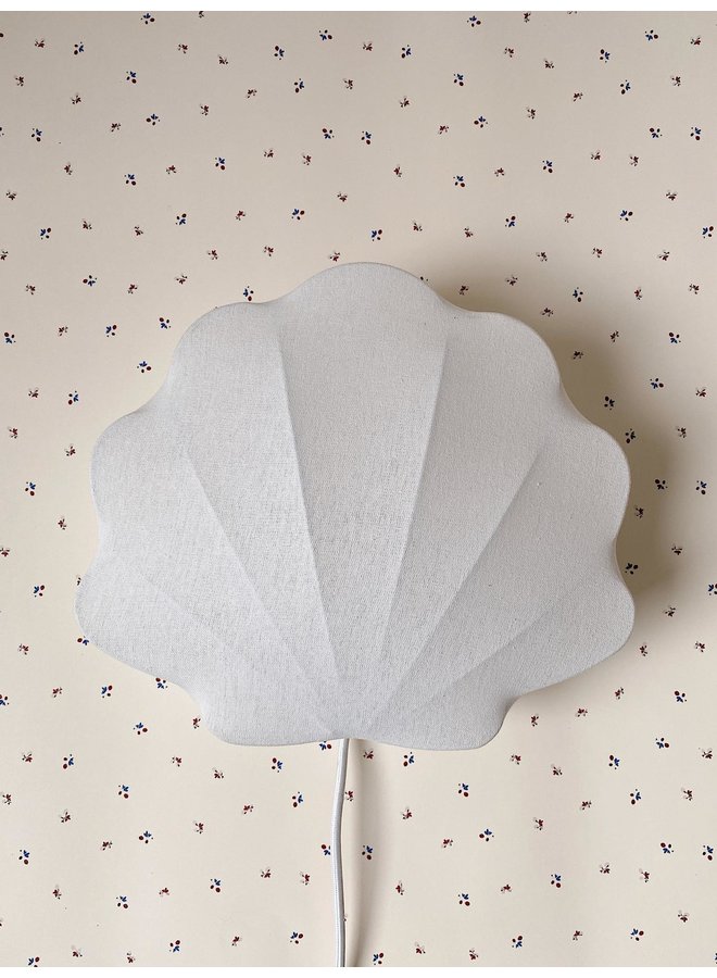 Fabric Lamp Clam - Off White - Konges Slojd