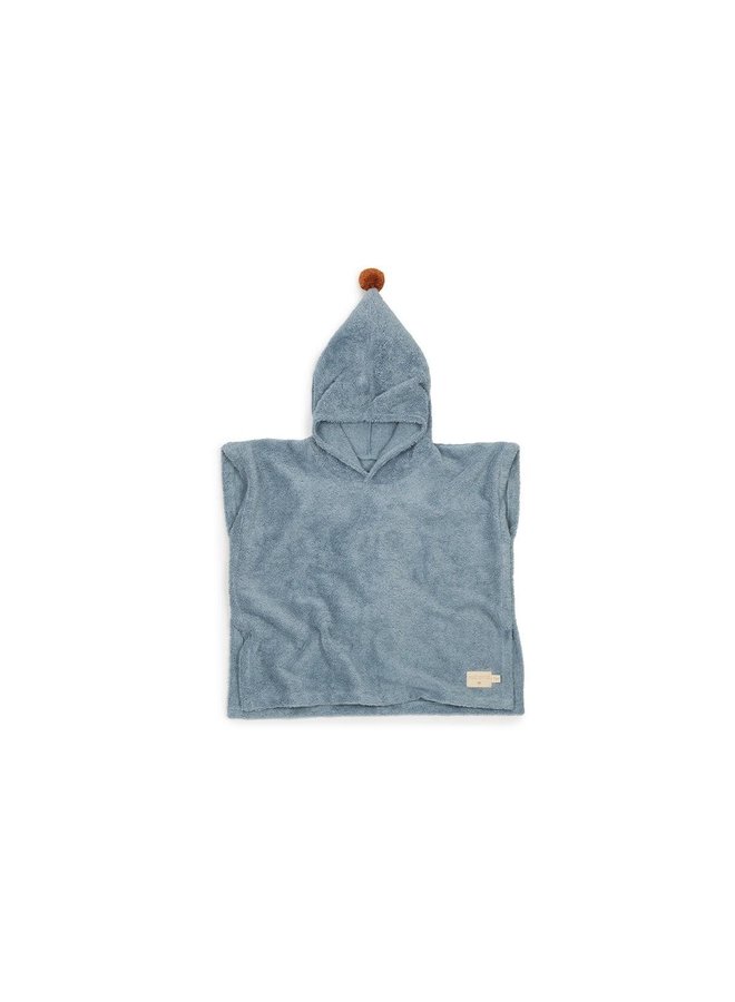 So Cute Poncho - Blue - Nobodinoz