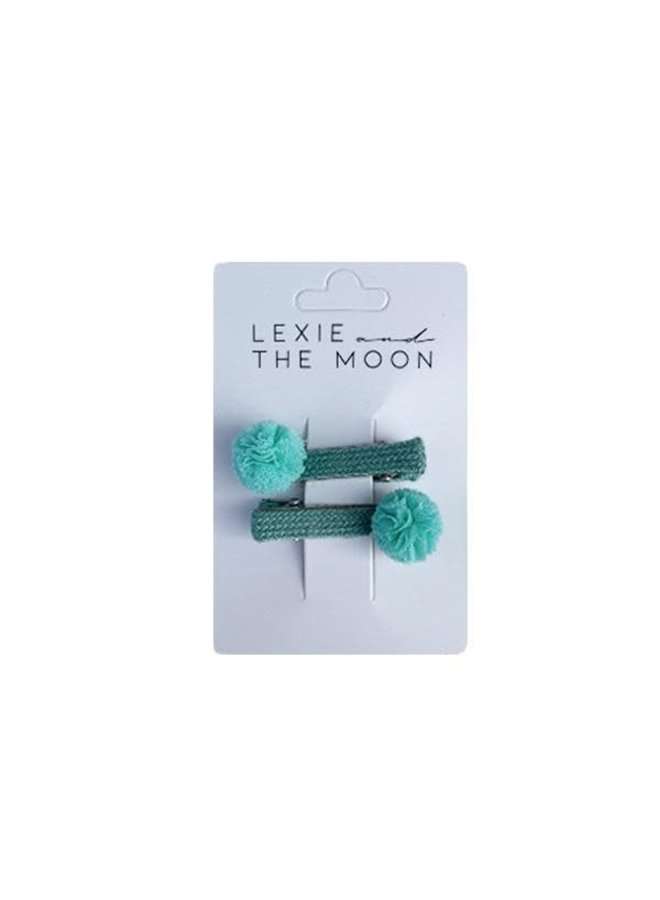 Haarspeldje Pom Pom Clip - Mint - Lexie And The Moon