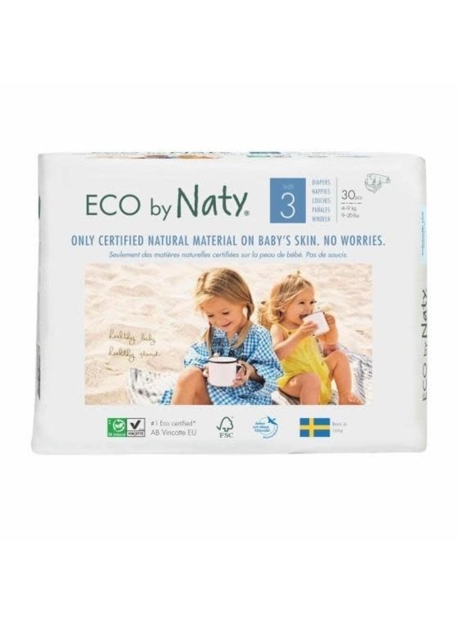 Luiers maat 3 (30 stuks) - Naty Eco