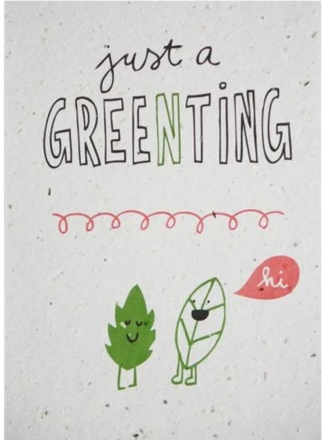 Just A Greenting Leafs - Niko Niko