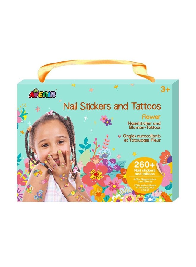 Nail Stickers & Tattoos - Bloemen - Avenir