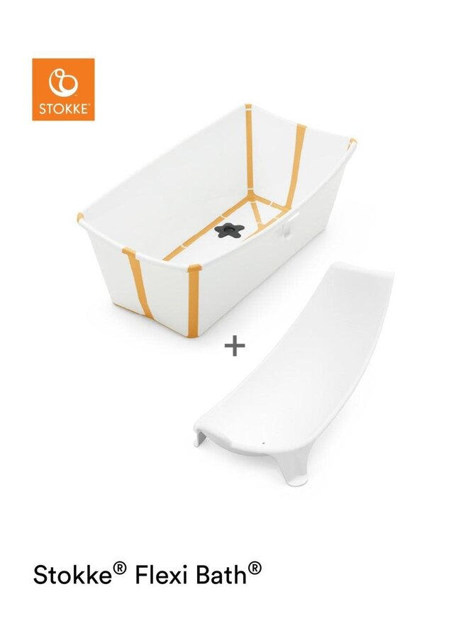 Flexi Bad Set - White Yellow - Stokke