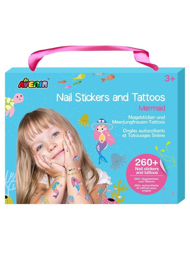 Nail Stickers & Tattoos - Zeemeermin - Avenir