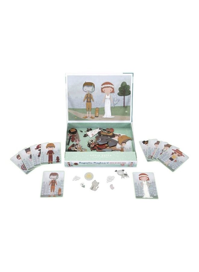 Magnetisch speelbord Jim & Rosa - Little Dutch