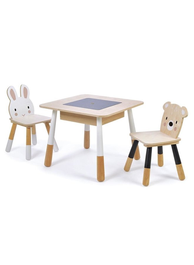 Set Kindertafel & Stoelen - Forest - Tender Leaf Toys