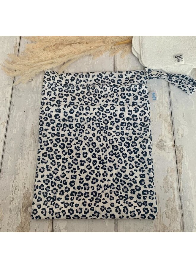 Dubbele Waszak Medium - Leopard - Cheeky Wipes