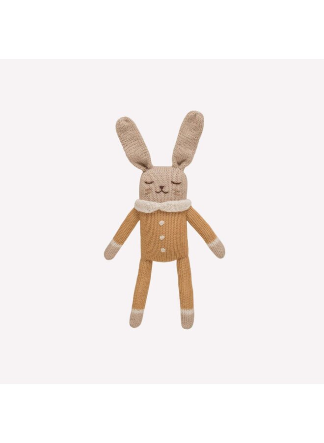 Knuffel Bunny - Oker - Main Sauvage