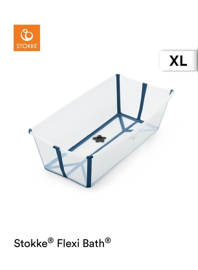 Flexi Bad XL - Transparant Blue - Stokke