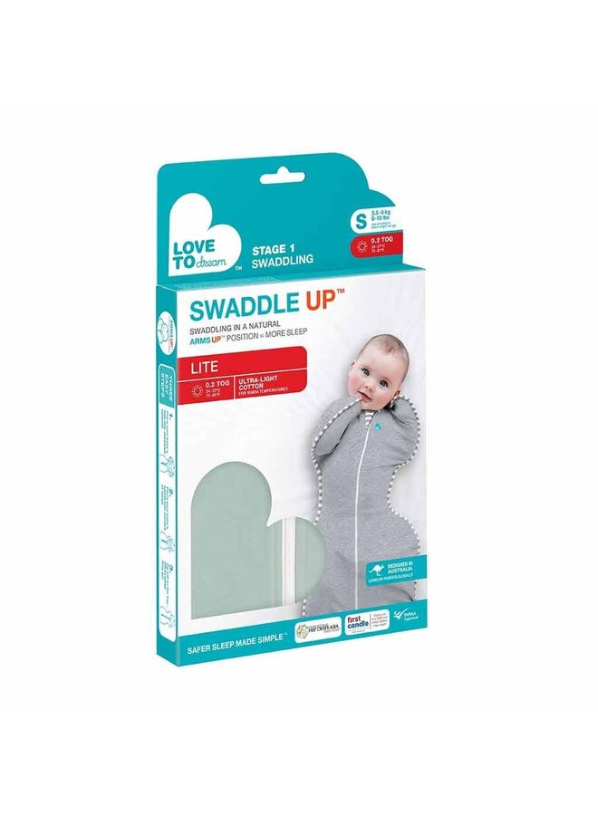 Swaddle Up inbakerslaapzak original 0.2 TOG Lite - Olive - Love to Dream