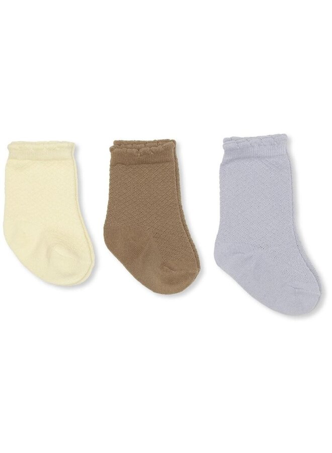 3-PACK POINTELLE SOCKS - AFTERGLOW - Konges Slojd