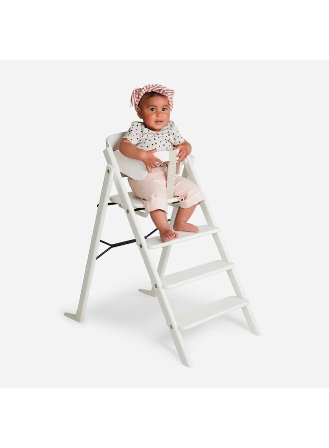 Klapp Foldable High Chair -  White Beuk- KAOS