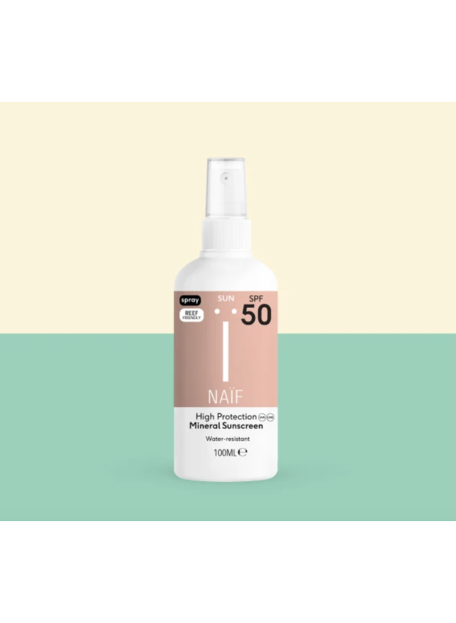 Zonnebrand Spray - Grown Ups - SPF 50 - 100 ML - Näif