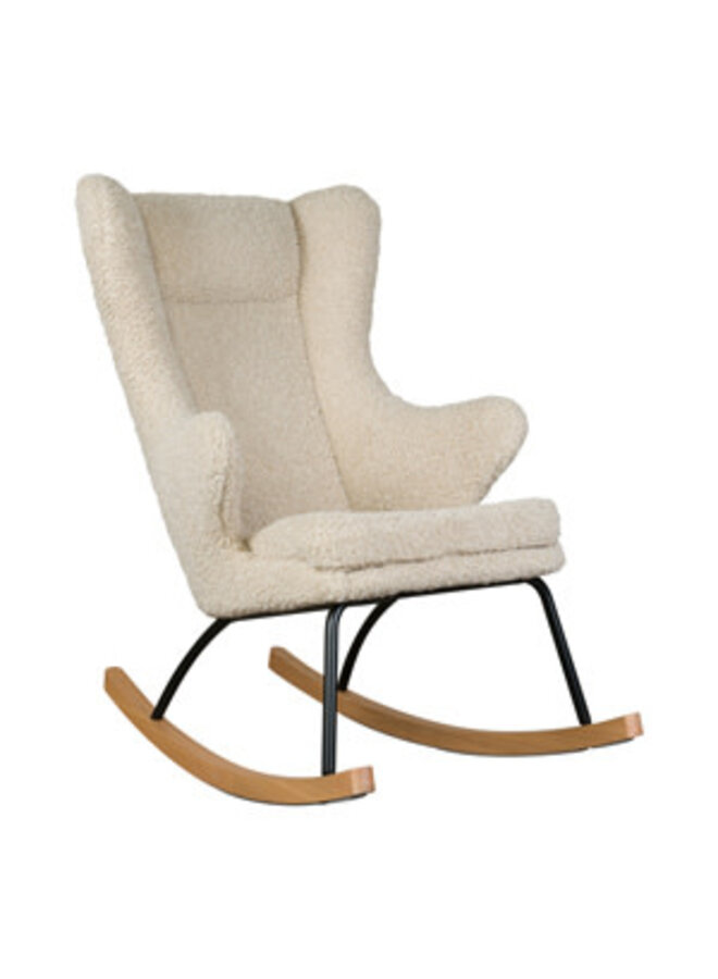 Rocking Chair Adult De Luxe Teddy - Sheep - Quax