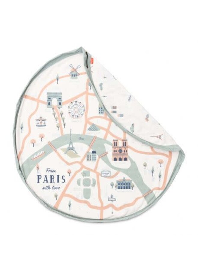 Babymat & Opbergzak - Paris Map - Play & Go
