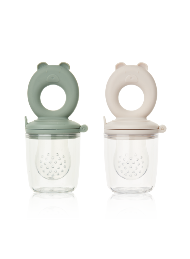 Miranda Food Feeders - Faune green/Sandy - Liewood