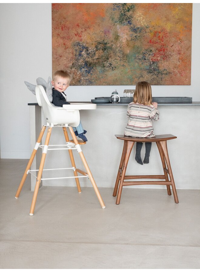 Eetstoel Evolu 2 - Naturel/Wit - Childhome