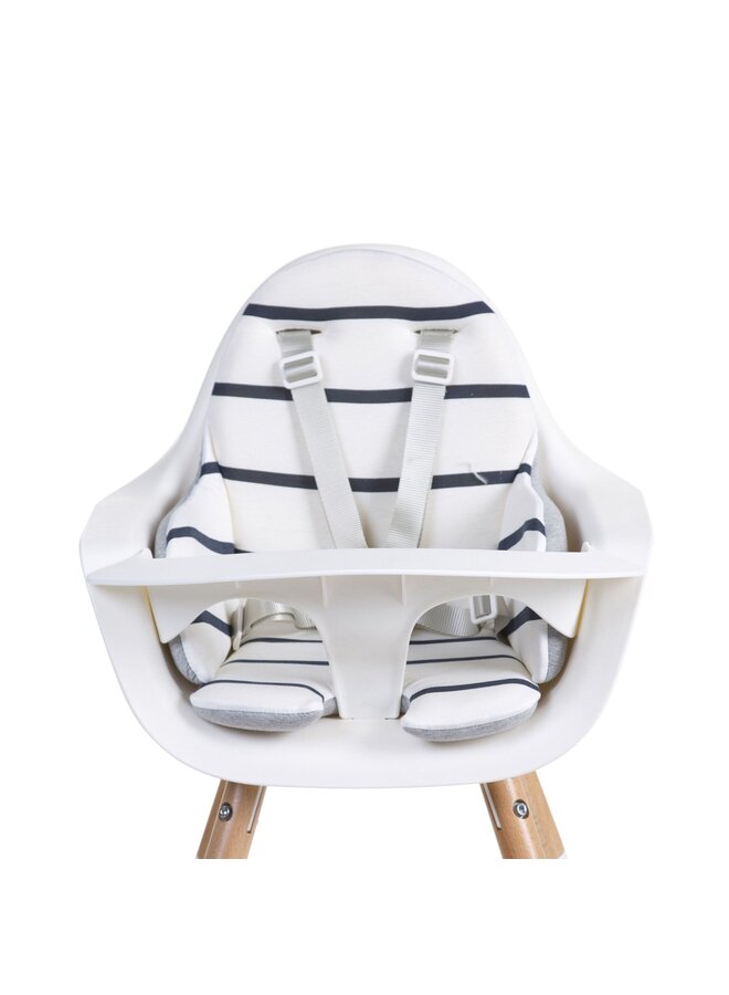 Evolu Stoelkussen - Jersey Marin - Childhome