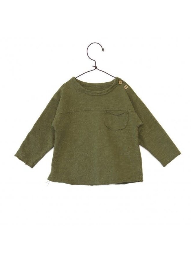 Flamé Jersey Ls T-Shirt - Green - Play Up