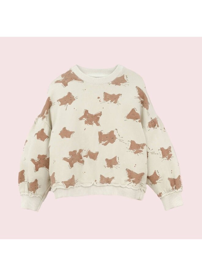 Fleece Sweater - Cats - Play Up Junior