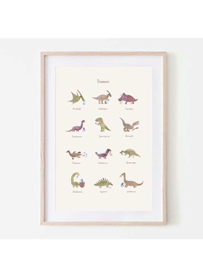 Poster - Large - Dinosaurs - Mushie